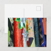 Japanse Kimono Briefkaart (Voorkant / Achterkant)