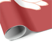 Japanse Kimono Cute Rabbits Fine Art Cadeaupapier (Rol Hoek)