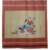 Japanse kimono dames douchegordijn (Voorkant)