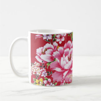Japanse Kimono Flowers Koffiemok