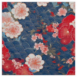 Japanse kimono geïnspireerde stof