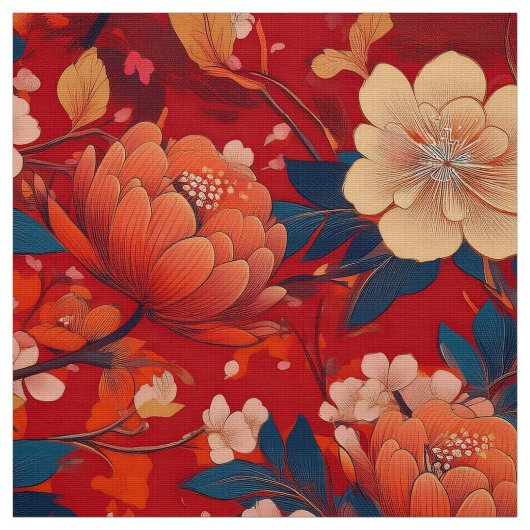 Japanse kimono geïnspireerde stof (Swatch)