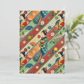 Japanse kimono kaart (Staand voorkant)