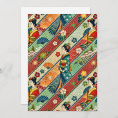 Japanse kimono kaart (Voorkant / Achterkant)