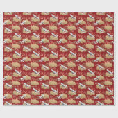 Japanse Kimono Kersenbloesems Cadeaupapier (Vlak)