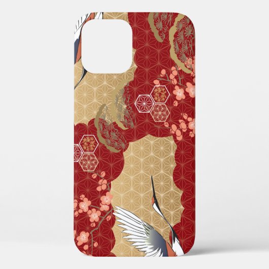 Japanse Kimono Kersenbloesems Case-Mate iPhone Case (Achterkant)