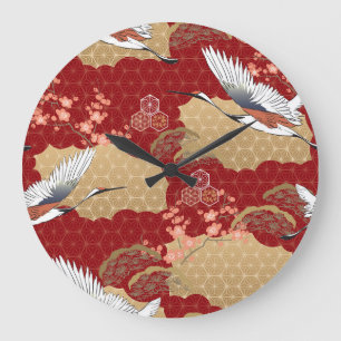 Japanse Kimono Kersenbloesems Grote Klok