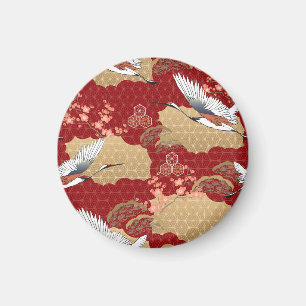 Japanse Kimono Kersenbloesems Magneet