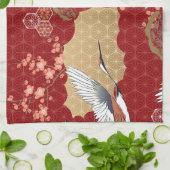 Japanse Kimono Kersenbloesems Theedoek (Gevouwen)