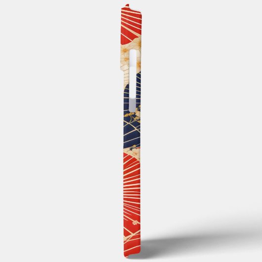 Japanse Kimono Patroon Paraplu's Naam Case-Mate iPhone Case (Achterkant / Links)