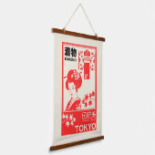 Japanse Kimono Retro Mode Kunst Hangend Wandkleed (Gebogen)