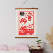 Japanse Kimono Retro Mode Kunst Hangend Wandkleed (Slaapkamer)