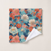 Japanse Kimono stof geïnspireerd Bad Handdoek (Wasdoekje)