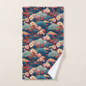 Japanse Kimono stof geïnspireerd Bad Handdoek (Handdoek)