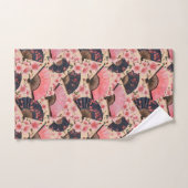 Japanse Kimono stof geïnspireerd Bad Handdoek (Handdoek)