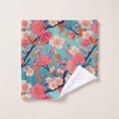 Japanse Kimono stof geïnspireerd Bad Handdoek (Wasdoekje)