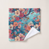Japanse Kimono stof geïnspireerd Bad Handdoek (Wasdoekje)