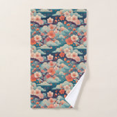 Japanse Kimono stof geïnspireerd Bad Handdoek (Handdoek)