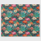 Japanse Kimono stof gestileerde wrap Cadeaupapier (Vlak)