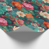 Japanse Kimono stof gestileerde wrap Cadeaupapier (Hoek)