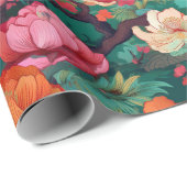 Japanse Kimono stof gestileerde wrap Cadeaupapier (Rol Hoek)