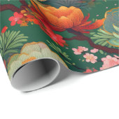 Japanse Kimono stof gestileerde wrap Cadeaupapier (Rol Hoek)