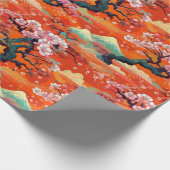 Japanse Kimono stof gestileerde wrap Cadeaupapier (Hoek)