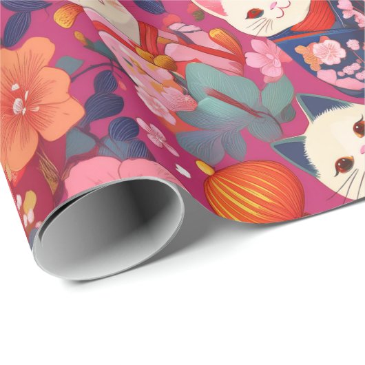 Japanse Kimono stof gestileerde wrap Cadeaupapier (Rol Hoek)