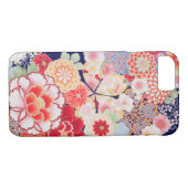 Japanse KIMONO-textiel, bloem Case-Mate iPhone Case (Achterkant (Horizontaal))