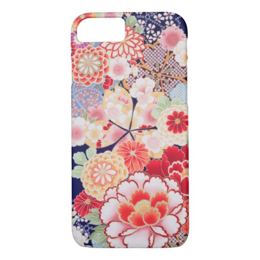 Japanse KIMONO-textiel, bloem Case-Mate iPhone Case (Achterkant)