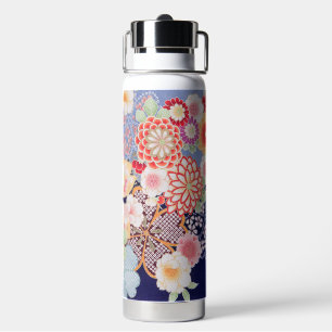 Japanse KIMONO Textiel, Bloem Waterfles
