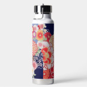 Japanse KIMONO Textiel, Bloem Waterfles (Rechts)