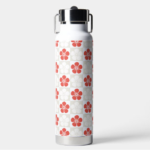 Japanse KIMONO Textiel, Floret Patroon Waterfles