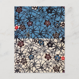 Japanse Kimono Textile (Bingata) Briefkaart