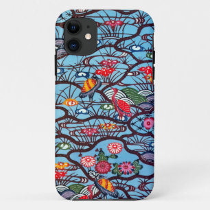  Japanse Kimono Textile (Bingata) iPhone 11 Hoesje