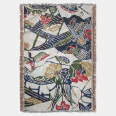  Japanse Kimono Textile (Bingata) Deken (Voorkant Verticaal)