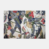  Japanse Kimono Textile (Bingata) Deurmat (Voorkant)