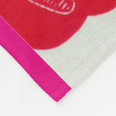 Japanse Kimono Textile (Bingata) Fleece Deken (Hoek)