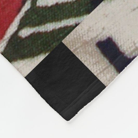  Japanse Kimono Textile (Bingata) Fleece Deken (Hoek)