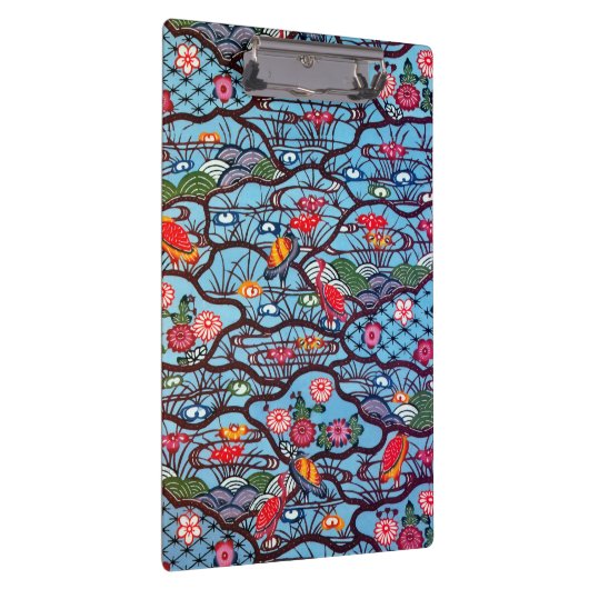  Japanse Kimono Textile (Bingata) Klembord (Rechts)