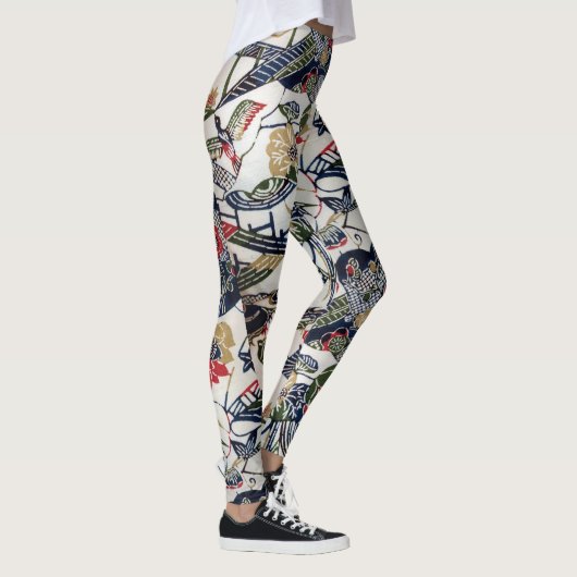  Japanse Kimono Textile (Bingata) Leggings (Rechts)