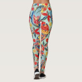  Japanse Kimono Textile (Bingata) Leggings (Achterkant)