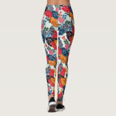  Japanse Kimono Textile (Bingata) Leggings (Achterkant)