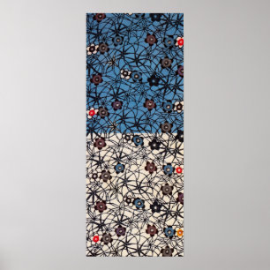  Japanse Kimono Textile (Bingata) Poster