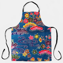  Japanse Kimono Textile (Bingata) Schort