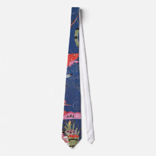  Japanse Kimono Textile (Bingata) Stropdas