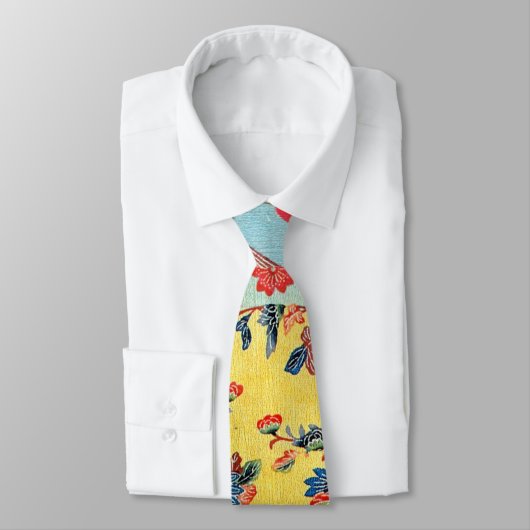  Japanse Kimono Textile (Bingata) Stropdas (Gebonden)