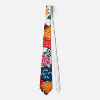  Japanse Kimono Textile (Bingata) Stropdas