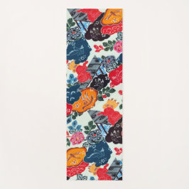 Japanse Kimono Textile (Bingata) Yogamat