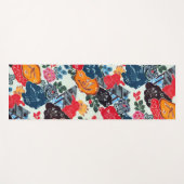  Japanse Kimono Textile (Bingata) Yogamat (Voorkant (horizontaal))